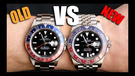 new pepsi rolex vs old|rolex pepsi 2022 price.